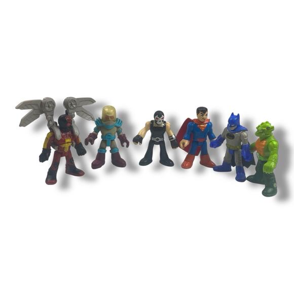 Imaginext DC Super Friends Lot of 6 Batman Superman & More - Picture 1 of 3